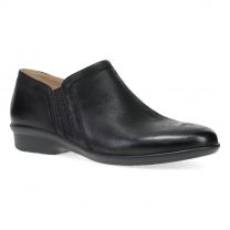 Dansko Women's Cheryl Low Ankle Bootie Black Burnished Nubuck - 10500020200