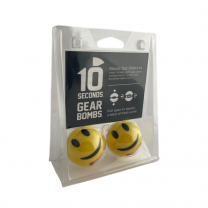 10 Seconds® Gear Bombs Odor Elminators Yellow Smiley (1 pair) - 97746