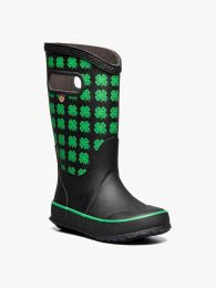 BOGS Unisex Kids' 4-H Farm Boot Black Multi - 72763-009