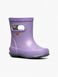 BOGS Unisex Kids' Skipper Glitter Waterproof Rain Boots Lilac - 72456K-533