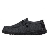 HEY DUDE Shoes Men's Wally Stretch Midnight Bunker - 110384770