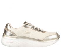 Skechers Women's Go Walk Hyper Burst Giselle White/Gold - 124595-WGD