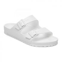 BIRKENSTOCK Unisex Arizona Essentials EVA Sandal White (regular width) - 0129441