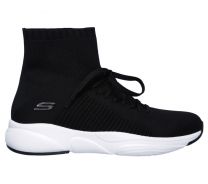 Skechers Women's Meridian Montae Slip-On Sneaker Black/White - 13018-BKW