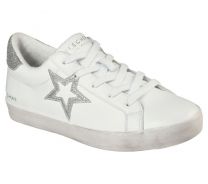 Skechers Women's Street Diamond Starz - Starry Steps Sneaker White/Silver - 155534-WSL