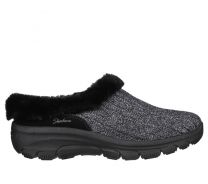 Skechers Women's Easy Going - Pretty Cozy Slipper Black/Black - 167397-BBK