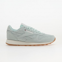 Reebok Women's Classic Leather Shoes, Tranquil Teal/Chalk/Gum