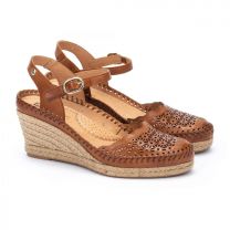 Pikolinos Women's Vila Jute Wedge Sandal Brandy - W9Y-1508-250