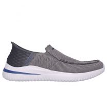 Skechers Men's Delson3.0 Cabrino Slip-On Grey - 210604-GRY