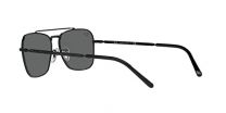 Ray-Ban RB3636 New Caravan Square Sunglasses, Black/Dark Grey, 58 mm