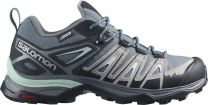 Salomon Women's X Ultra Pioneer Aero Hiking Shoe Stormy Weather/Alloy/Yucca - L41670900