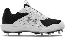 Under Armour Men's UA Yard MT Baseball Cleats Black/White/Black - 3022999-002