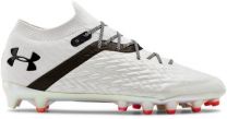 Under Armour Men's UA Clone Blur MC Football Cleats White/Metallic Silver/Black - 3023189-100