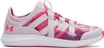 Under Armour Girls' Pre-School UA Infinity 3 Alternate Lace Running Shoes Cool Pink/White/Cerise - 3023405-602