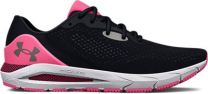 Under Armour Women's HOVR Sonic 5 Running Shoe Black/Pink Punk - 3024906-004