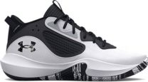 Under Armour Unisex Lockdown 6 Basketball Shoe White/Jet Gray/Black - 3025616-101