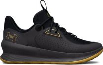 Under Armour Unisex UA Twenty47 Basketball Shoes Black/Jet Gray/Metallic Gold - 3025619-003