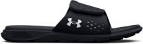 Under Armour Women's Ignite Pro Slides Black/Black/White - 3026027-001