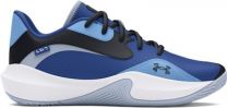 Under Armour Unisex UA Lockdown 7 Low Basketball Shoes Tech Blue/Nimbus Blue/Black - 3027646-401