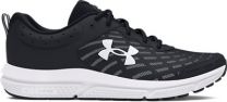 Under Armour Men's Charged Assert 10 Wide (2E) Running Shoes Black/Black/White - 3028816-001