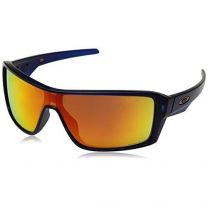 Oakley Men's Ridgeline Sunglasses,OS,Matte Translucent Blue/Prizm Ruby
