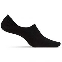 Feetures Men's Ulra Light Hidden Socks Black/Dark Shadow - LM75001