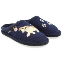 HAFLLINGER Women's Fido Slipper Navy - 313105-70