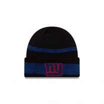 New Era Men's Black New York Giants 2021 NFL Sideline Tech Cuffed Knit Hat