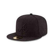 New Era MLB Black on Black 59FIFTY Fitted Cap