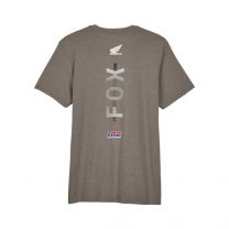 Fox Racing Mens Fox X Honda Premium Short Sleeve Tee Ii Heather Graphite