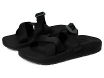 Chaco Men's Cushz Slide Sandal, Black,