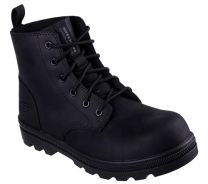 Skechers Women's ace Up Rotund Cabon Nano Safety Toe Industrial Boot, Black, 6.5