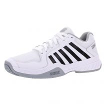 K-Swiss Men's Court Express Pickleball Shoe, White/Highrise/Black, 8 M
