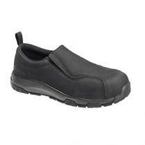 Nautilus Mens Black Leather Comp Toe 1656 ESD Work Shoes