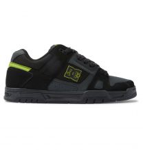 DC Shoes Men's Stag Shoes Black/Lime Green - 320188-BL4