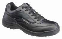 SkidBuster Women's Leather Slip Resistant Athletic Shoe Black - S5075