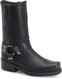 Double-H Boots Men's 11" Barry Harness Boot Black - 4008