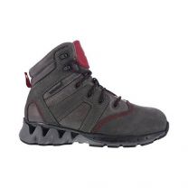 Reebok Work Women's 6" ZigKick Work Carbon Toe Waterproof Athletic Work Boot Grey/Fuchsia - RB703