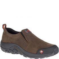 MERRELL WORK Men's Jungle Moc Wide Width Soft Toe Slip Resistant Work Shoe Espresso - J15801