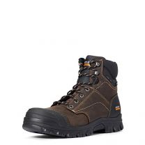 ARIAT WORK Men's Treadfast 6" Waterproof Steel Toe Work Boot Dark Brown - 10034673