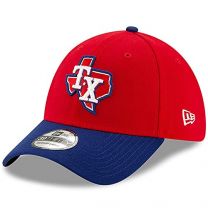 New Era Texas Rangers 39THIRTY Team Classic Stretch Fit Cap, Hat (as1, Alpha, s, m, Small - Medium) Red Blue
