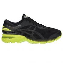 ASICS Men's Gel-Kayano 25 Men's Running Shoes Black/Neon Lime - 1011A019.001