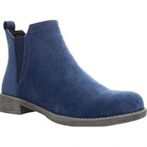 Propet Women's Tandy Side-Zip Ankle Boot Indigo Microfiber - WFV065PIN