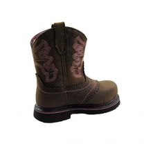 HYTEST Women's Western Wellington Steel Toe Safety Boot - 17071