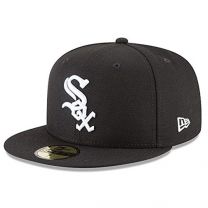 New Era 59Fifty Hat Chicago White Sox Basic Baseball Black Cap 11591167