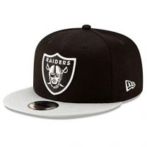 New Era NFL Basic Snap 9FIFTY Snapback Cap - Las Vegas Raiders Black 2 One Size Fits All