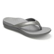 Vionic Women's Tide II Toe Post Sandal Pewter Metallic - 10000470031