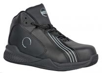 HOSS Men's Rim High Top Composite Toe EH Non-Metallic Work Shoe Black Action Leather - 50137