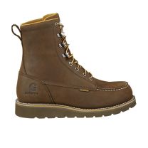 Carhartt Men's Waterproof 8" Moc Soft Toe Wedge Boot, Chocolate Brown Oil Tanned -