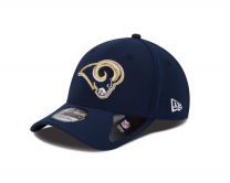 New Era Los Angeles Rams Navy Team Classic 39THIRTY Flex Fit Hat/Cap